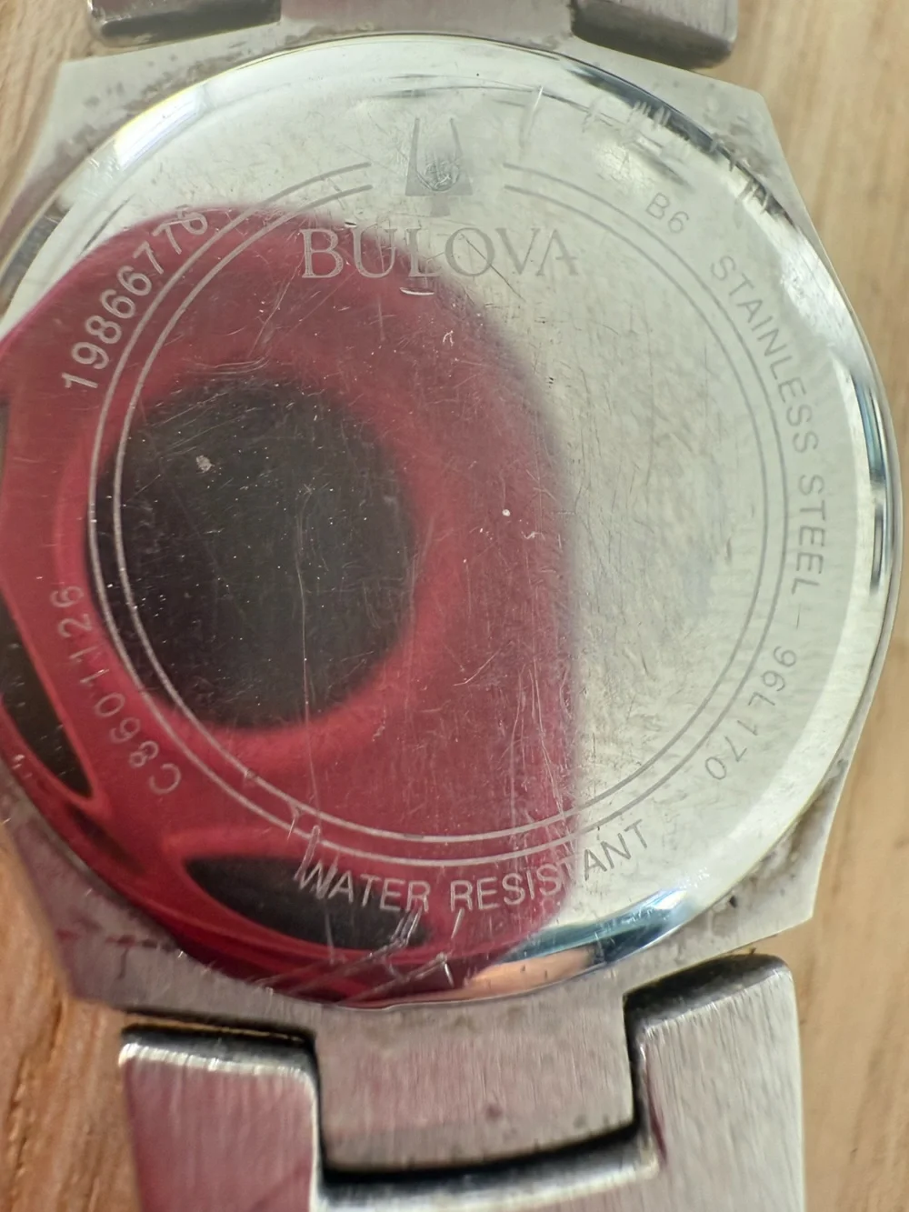 Bulova ladies 96L170 black dial silver tone watch NEW BATTERY
